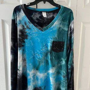 Heimish - Multi-Color V-Neck Shirt 2X